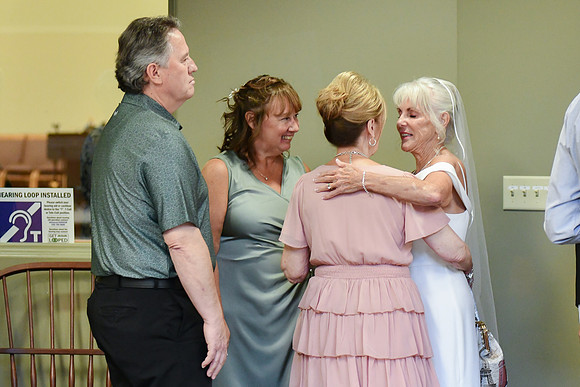 Kellie & Jim [receiving line] 099