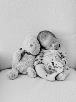 Graham [1 month] b&w 18