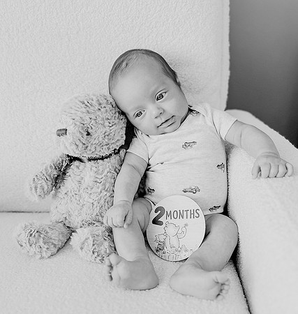 Graham [2 months] b&w 50