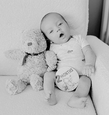 Graham [2 months] b&w 53