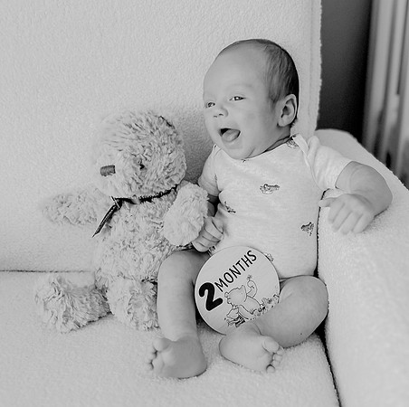 Graham [2 months] b&w 56