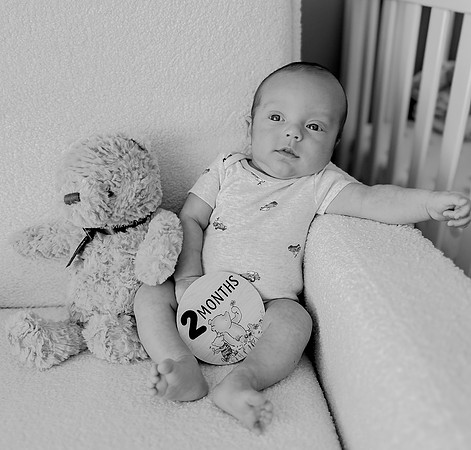 Graham [2 months] b&w 59