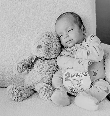 Graham [2 months] b&w 67