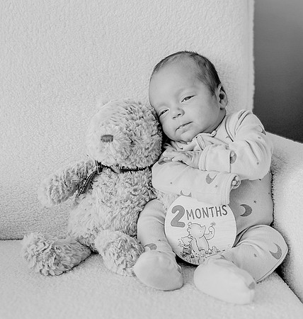 Graham [2 months] b&w 68