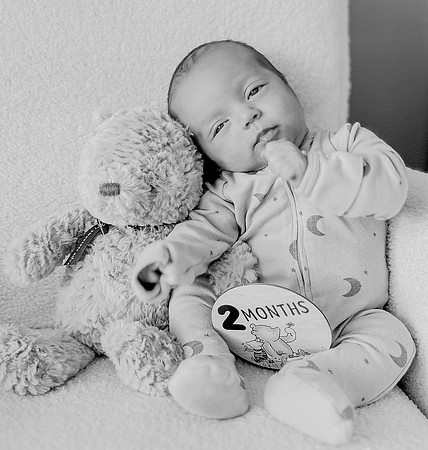 Graham [2 months] b&w 70