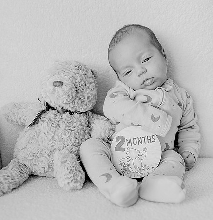 Graham [2 months] b&w 73