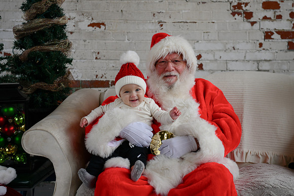 Graham meets Santa 010
