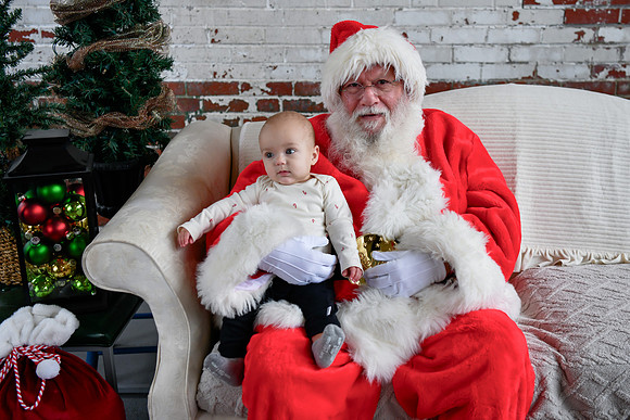 Graham meets Santa 105