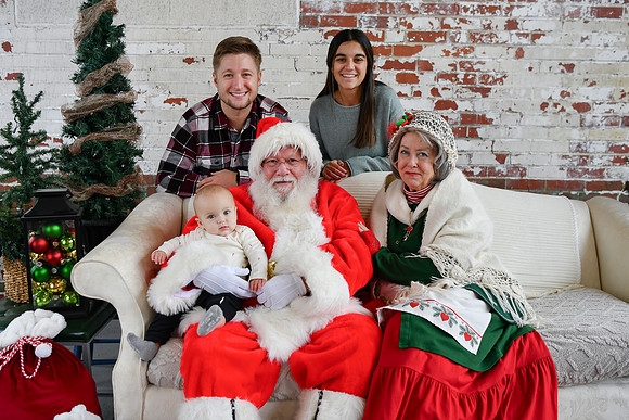 Graham meets Santa 157