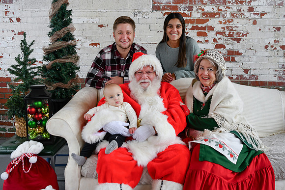 Graham meets Santa 169