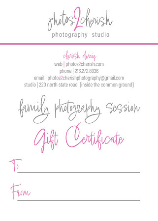 Family gift Cert