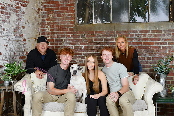 Briggs Triplets [with dog] 56