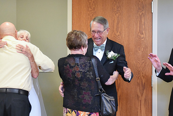 Kellie & Jim [receiving line] 140