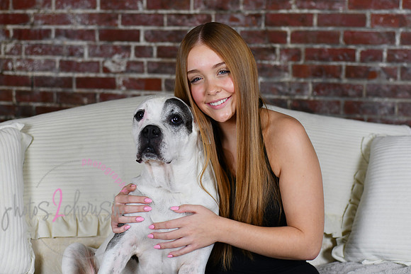 Briggs Triplets [with dog] 90