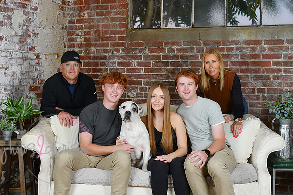 Briggs Triplets [with dog] 59