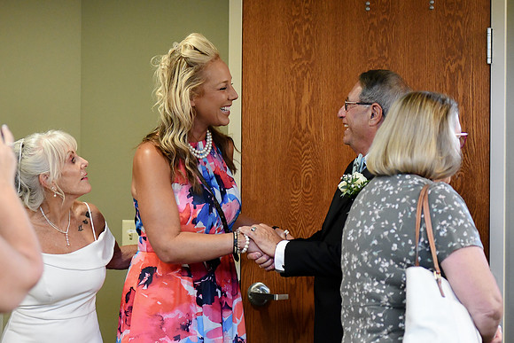 Kellie & Jim [receiving line] 178