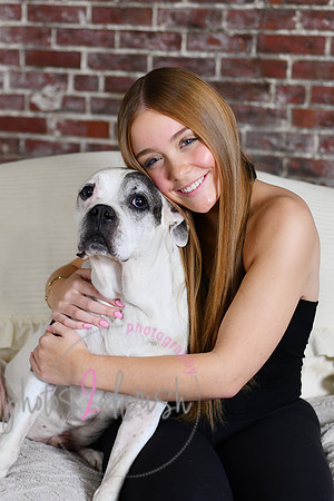 Briggs Triplets [with dog] 61