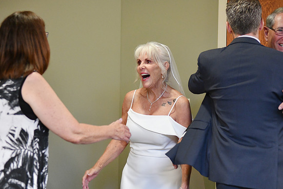 Kellie & Jim [receiving line] 151