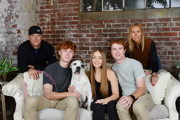 Briggs Triplets [with dog] 40