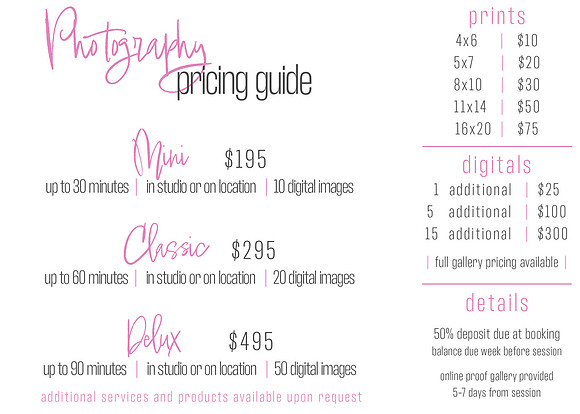 pricing
