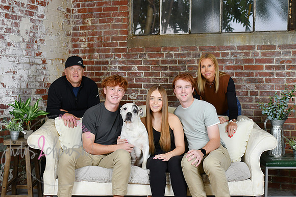 Briggs Triplets [with dog] 57