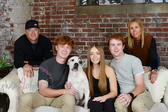 Briggs Triplets [with dog] 43