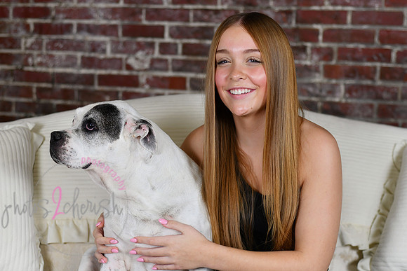 Briggs Triplets [with dog] 67
