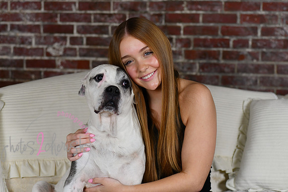 Briggs Triplets [with dog] 78
