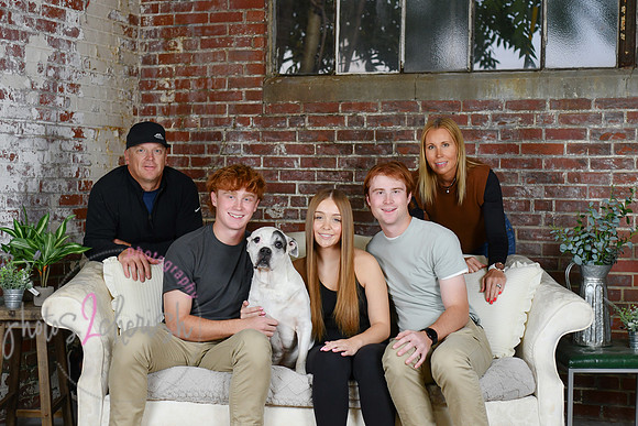 Briggs Triplets [with dog] 58