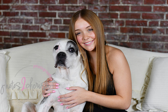 Briggs Triplets [with dog] 88