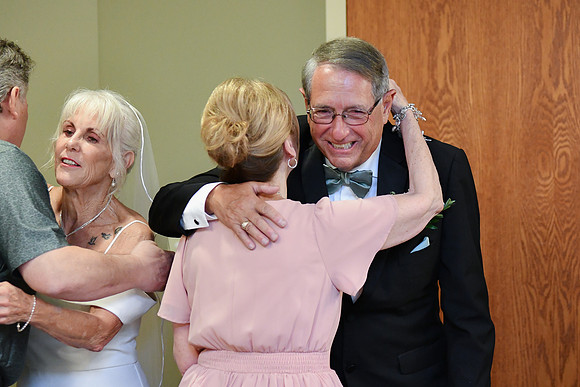 Kellie & Jim [receiving line] 107