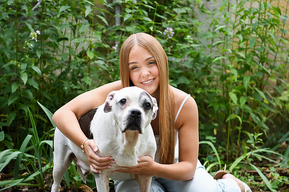 Lauren & Dog 09