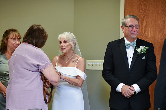 Kellie & Jim [receiving line] 046