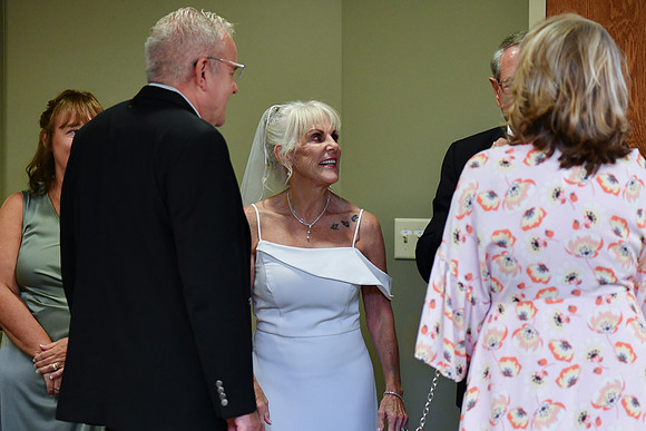 Kellie & Jim [receiving line] 035