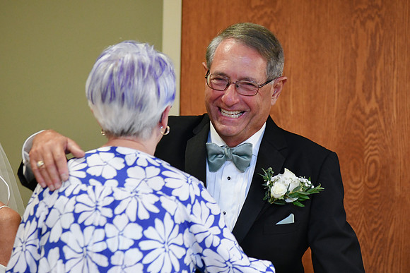 Kellie & Jim [receiving line] 116