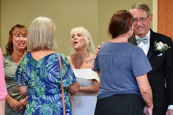 Kellie & Jim [receiving line] 055