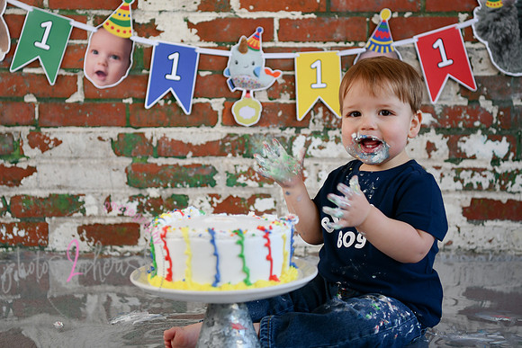 Logan 1st Birthday 250