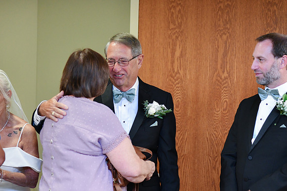 Kellie & Jim [receiving line] 048