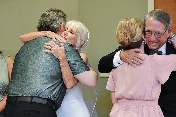 Kellie & Jim [receiving line] 108